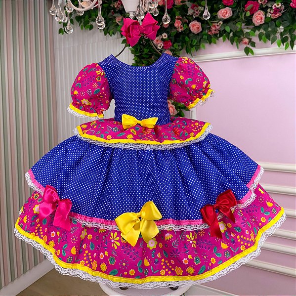 Vestido Junino Mimadine Luxo Samira