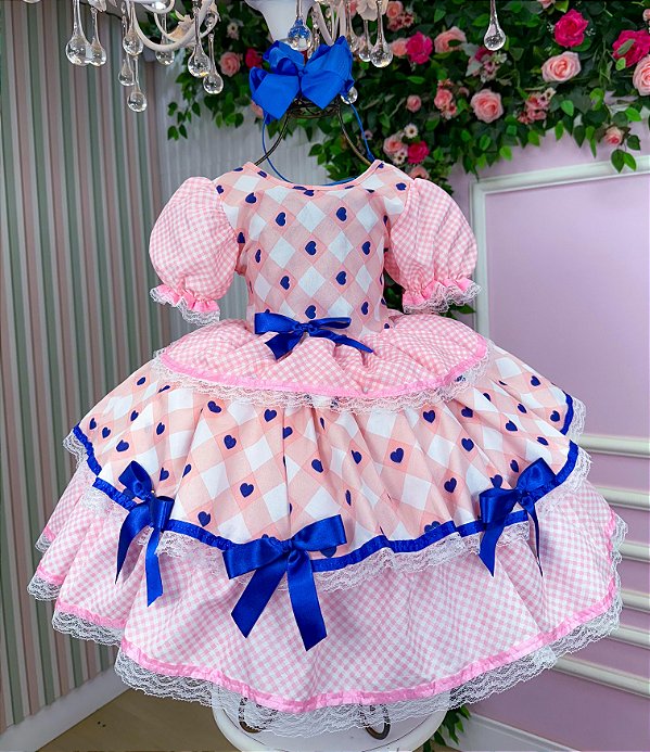 Vestido Junino Mimadine Luxo Lorenza