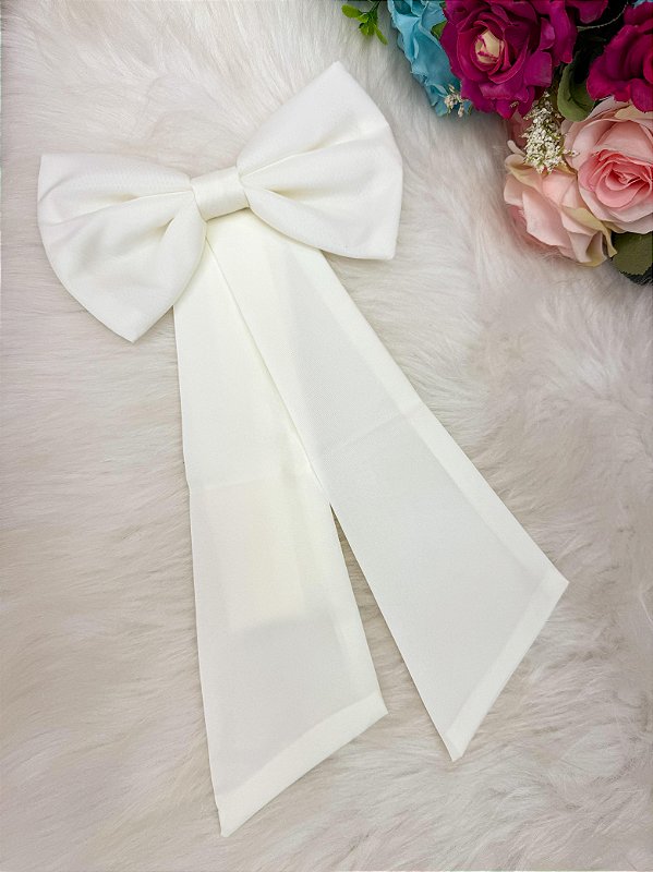 Laço Opcional / Faixa Do Vestido Selena Branco