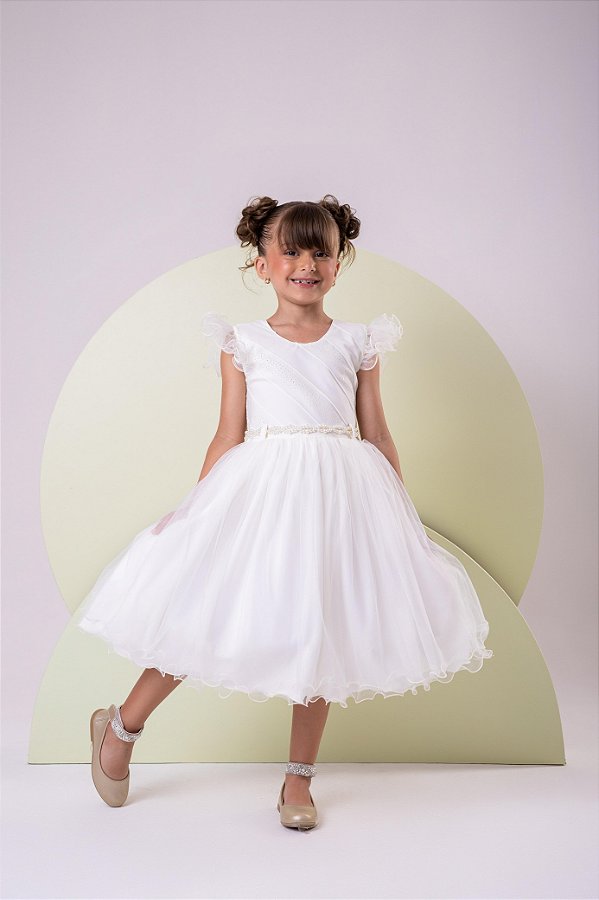 Vestido Infantil Menina Bonita Zoe Off