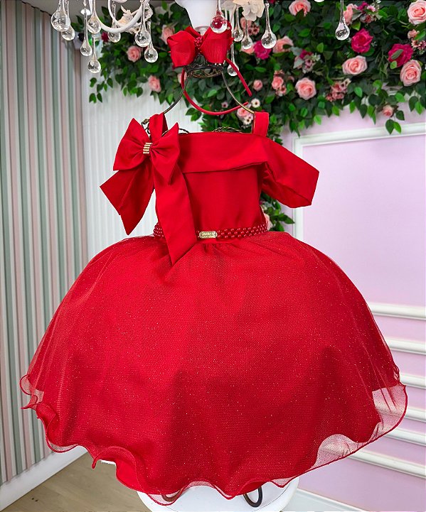 Vestido Banana Club Jessica Vermelho - Natal