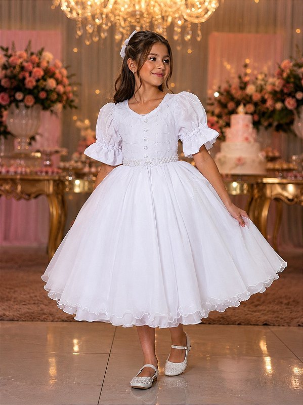 Vestido Bella Child Priscila Branco