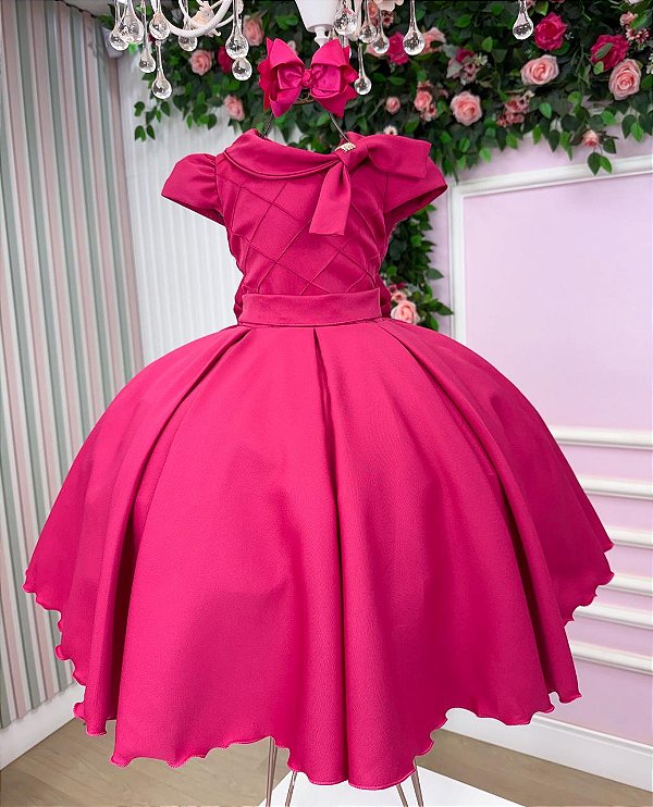 Vestido Bella Child Ravena Pink