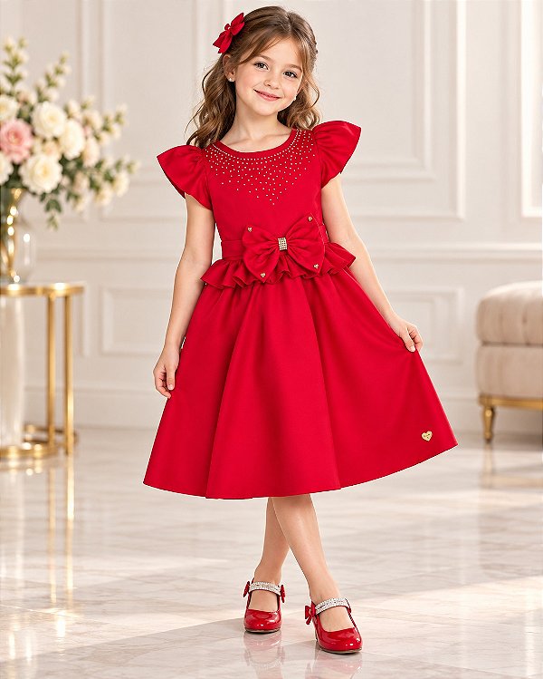 Vestido Blogueirinha Tayla Vermelho