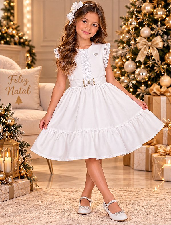 Vestido Blogueirinha Valeria Branco