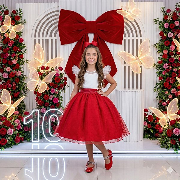 Vestido Mini Miss Betani Vermelho