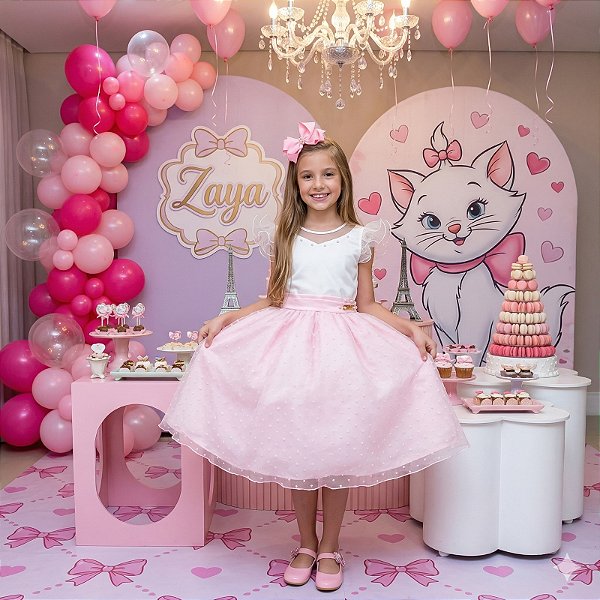 Vestido Mini Miss Betani Rosa Bebe