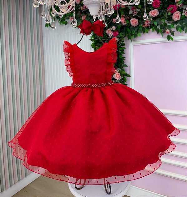 Vestido Mini Miss Ana Julia Vermelho
