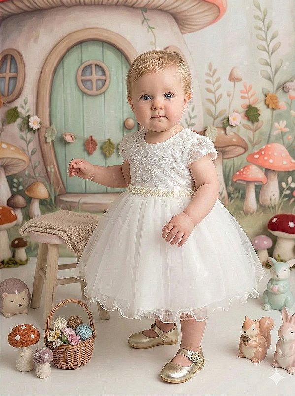 Vestido Menina Bonita Bebe Ana Leticia Off