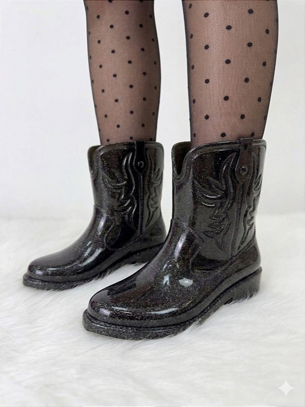 Bota StarPink Clarice Preta