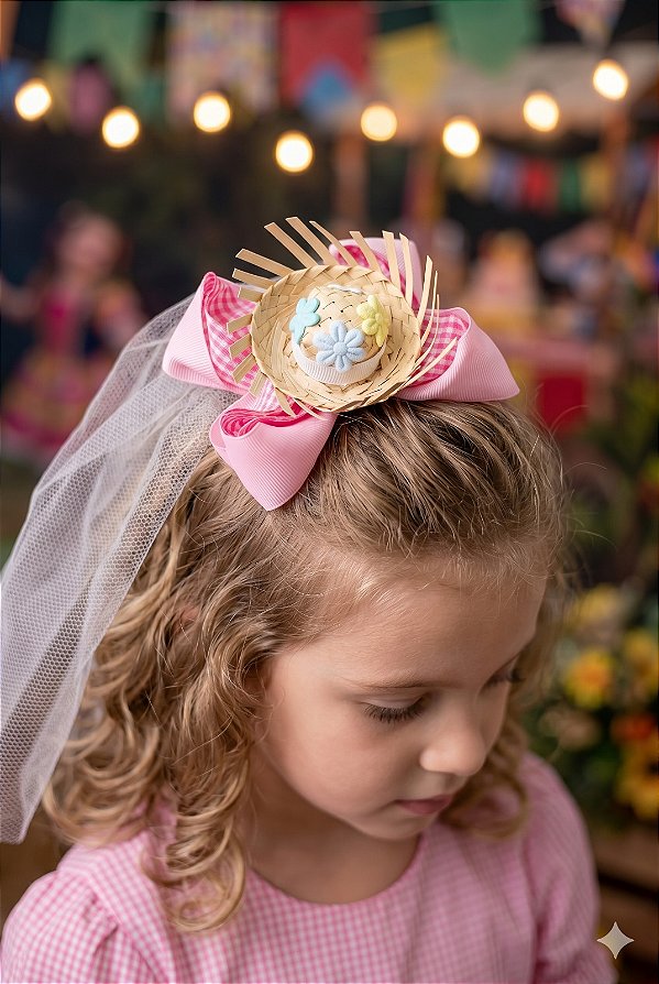 Laço Bico de Pato Belli Noiva - Noivinha do Sertão Rosa