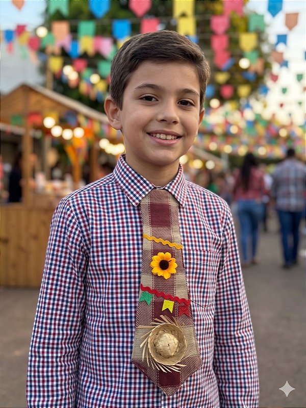 Gravata Junina Belli Lorenzo Vermelho