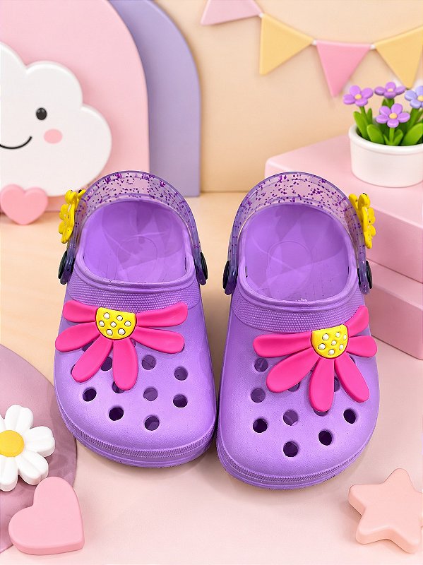 Babuche StarPink Flor Pink