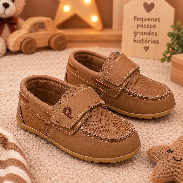 Mocassim Social Pitico Raul Palha - Marrom
