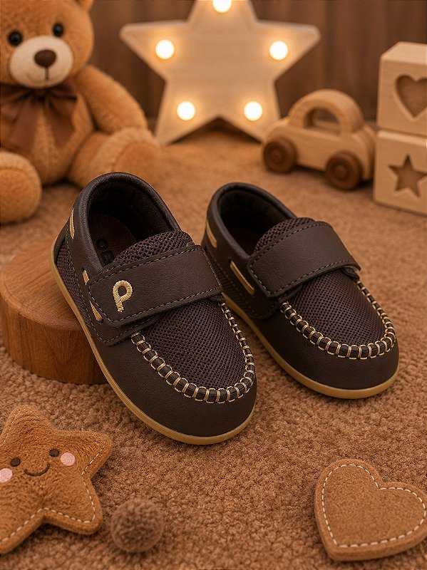 Mocassim Social Pitico Raul Marrom