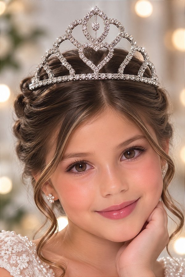 Coroa Belli Strass Prata Maitê/Maite