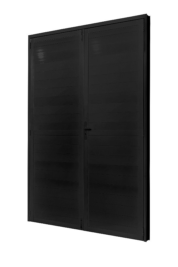 PORTA BALCÃO PRETA DE GIRO LAMBRI 2 FOLHAS COD. 3463