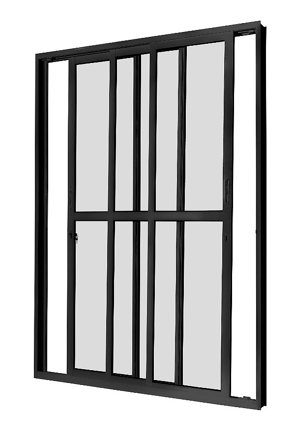 PORTA SACADA PRETA COM 3 FOLHAS MÓVEIS COD. 1028