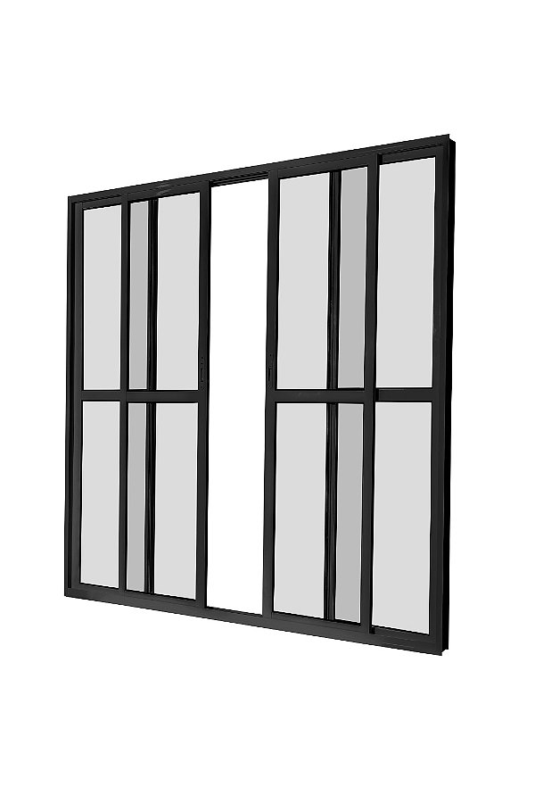 PORTA SACADA PRETA E 4 FOLHAS COM 2 FOLHAS MÓVEIS COD. 1076