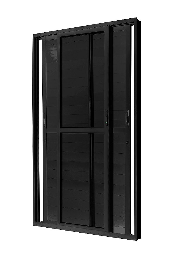 PORTA BALCÃO LAMBRI PRETA COM 3 FOLHAS MÓVEIS COD. 1124