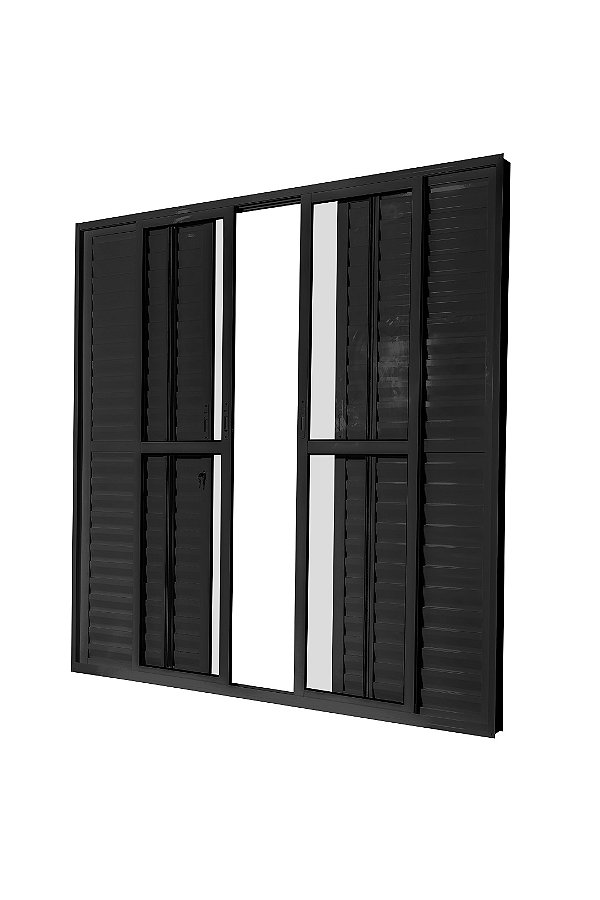 PORTA BALCÃO PRETA E 6 FOLHAS COM 4 FOLHAS MÓVEIS COD. 1172