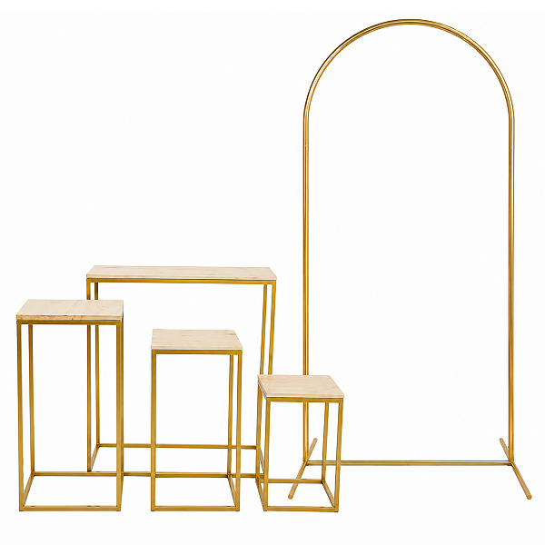 Kit Decoração 4 Mesas + 1 Arco Romano