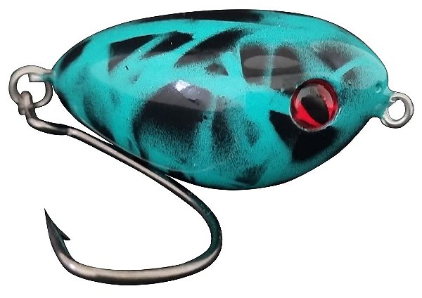 Isca Artificial Strey Vibora 5 cm 11 gr Cor 3260 Camuflada Azul