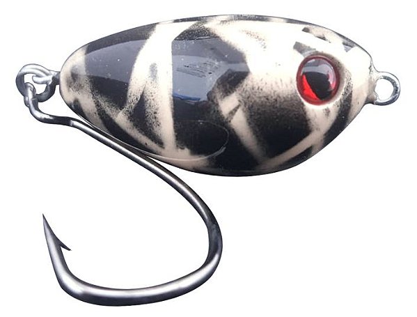 Isca Artificial Strey Vibora 5 cm 11 gr Cor 3200 Camuflada Branca