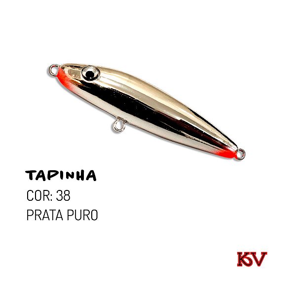 Isca Artificial KV Tapinha 6,5 cm 6 gr Cor 38