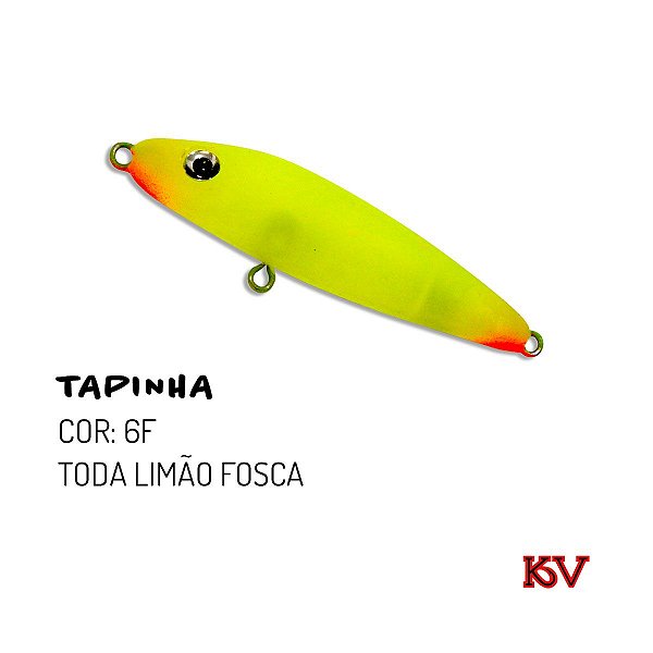 Isca Artificial KV Tapinha 6,5 cm 6 gr Cor 06F