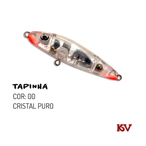 Isca Artificial KV Tapinha 6,5 cm 6 gr Cor 00