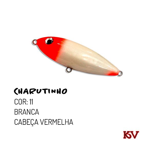 Isca Artificial KV Charutinho 6,5 cm 7 gr Cor 11