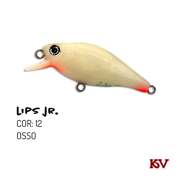 Isca Artificial KV Lips Jr 5,8 cm 5,5 gr Cor 12