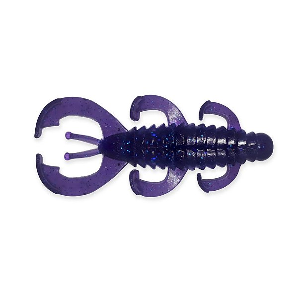 Isca artificial Crawly Pure Strike com 2 unidades Cor Junebug Green Flake