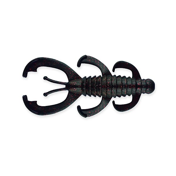 Isca artificial Crawly Pure Strike com 2 unidades Cor Black Red Flake