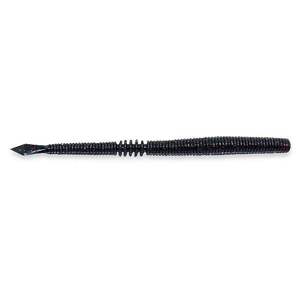 Isca Artificial Spear Tail 10 cm 10 unidades Cor Black Red Flake