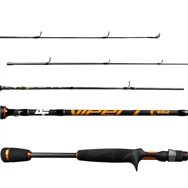 Vara Albatroz Viper l C 562 8-17 Libras 5'6" (1,68m) 2 partes para Carretilha
