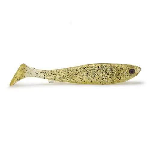 Isca Artificial Monster 3X Shad Yoshi 15 cm Pacote com Unidades Cor Cha Dourado