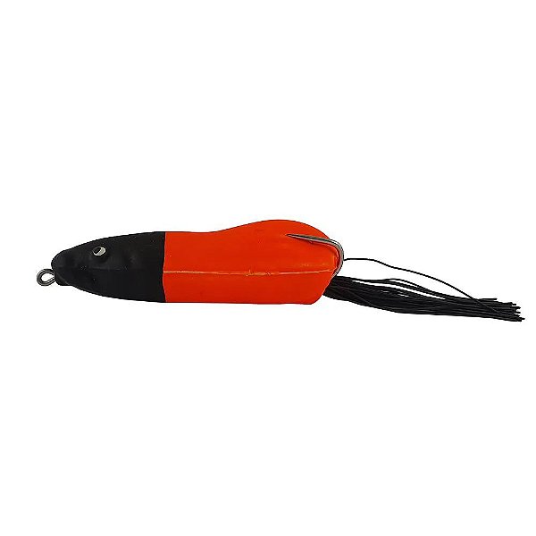 Isca Artificial Frog Life Zara Monstro 8 cm 15 gr Cor 102 "Laranja com Cabeça Preta"