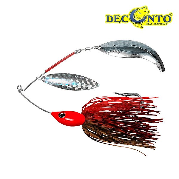 Isca Artificial Deconto Spinner Bait Açú 8/0 40 gr Cor 321