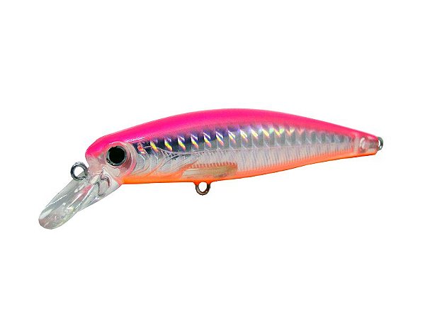 Isca Artificial Yara Top Minnow 75 7,5 cm 7,8 gr Cor 01 Rosa Holográfica