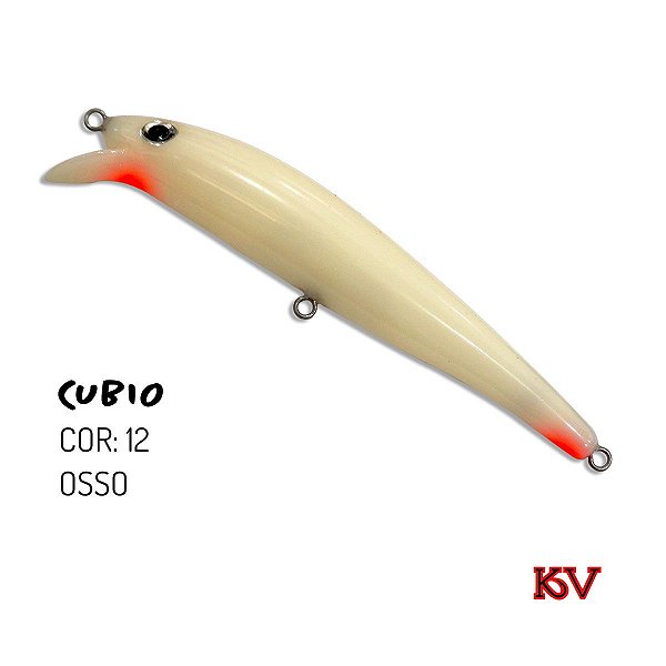 Isca Artificial KV Cubio 11,5 cm 15 gr Cor 12