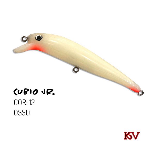 Isca Artificial KV Cubio Jr 9 cm 9 gr Cor 12