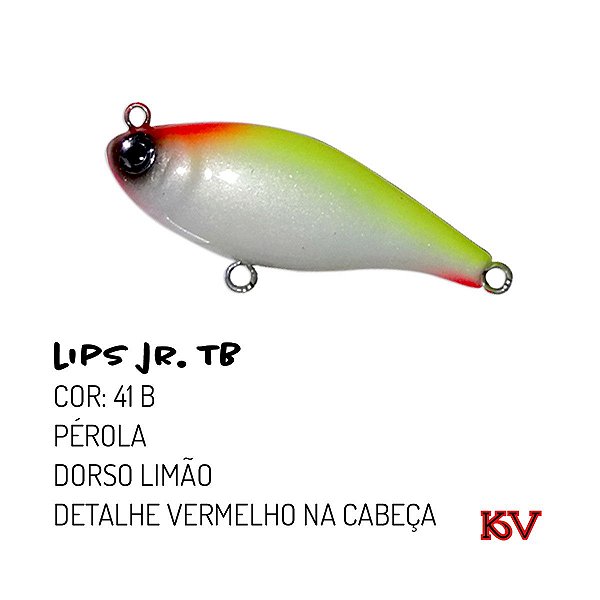 Isca Artificial KV Lips Jr Tb 5,8 cm 6,5 gr Cor 41B