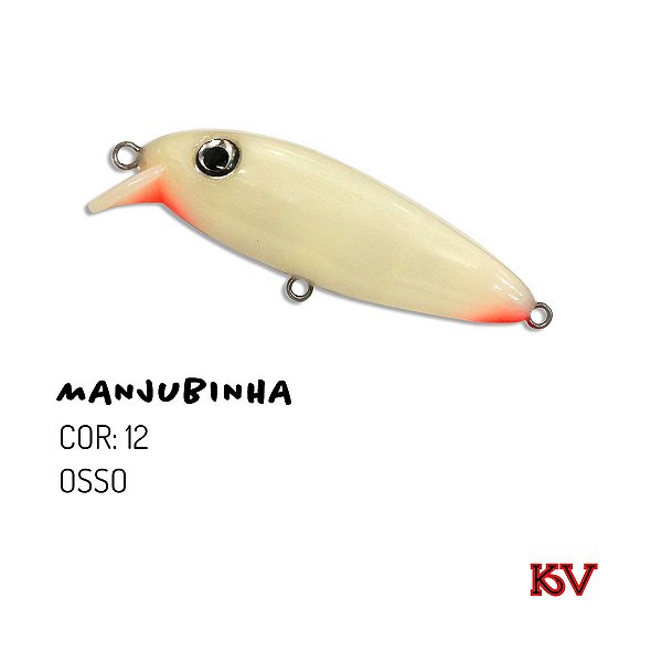 Isca Artificial KV Manjubinha 7 cm 9 gr Cor 12