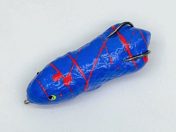 Isca Artificial Bad Line Bad Traira 7,9 cm 12,0 gr Cor 122 Azul com Risco Vermelho