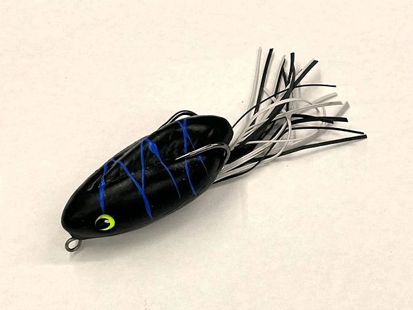 Isca Artificial Bad Line Jetfire 6,2 cm 12,8 gr Cor 134 Preto com Risco Azul