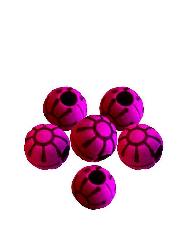 Miçanga Luminosa Girassol Cor Rosa - 1716
