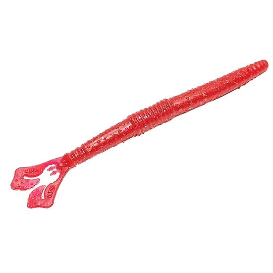 Isca Artificial HKD Wormnator Wacky 12,5 cm 5 gr 5 Un Cor 110 Red Hot