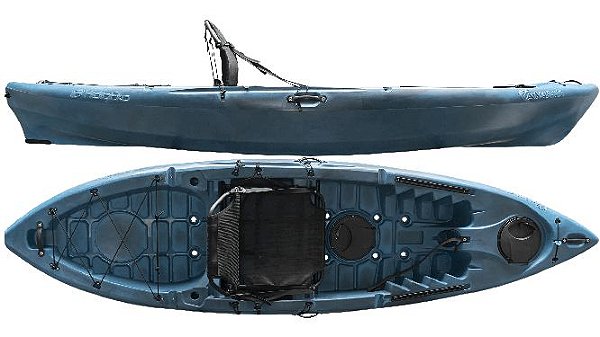 Caiaque Hidro 2 Eko Caiman 100 Cor Midnight